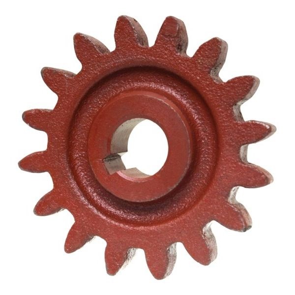 Koło zębate przekładni, Z-16 z klinem.jpg